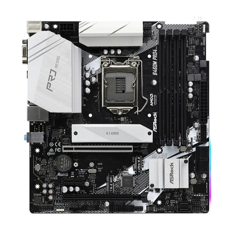Материнская плата ASROCK Hua Engine B460 Pro4, сокет 1200, поддержка процессоров 10-го поколения