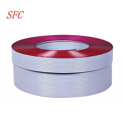 大量现货2651#28号10p灰排线10p铜线芯红边排线可压IDC