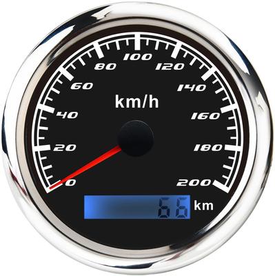 Ship yacht GPS Speedometer waterproof Fog With Mileage Accumulative 85mm Pointer GPS signal
