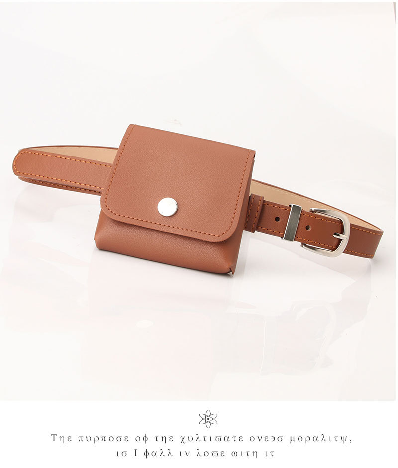 New Ladies Belt Bag Fashion Mini Coin Purse Product Belt Multifunctional Small Belt Bag Wholesale Nihaojewelry display picture 3