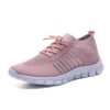 New explosion of foreign trade couple Amazon WISH cross -border large size flying weaving mesh sports breathable men and women casual shoes