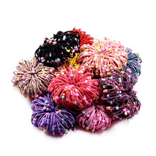 糖果色带底托韩版儿童皮筋发圈手工DIY发绳饰品配件套装材料