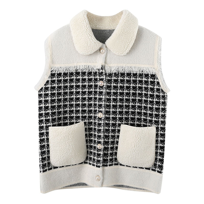 Gilet femme en Mélange de fibres chimiques - Ref 3434837 Image 5