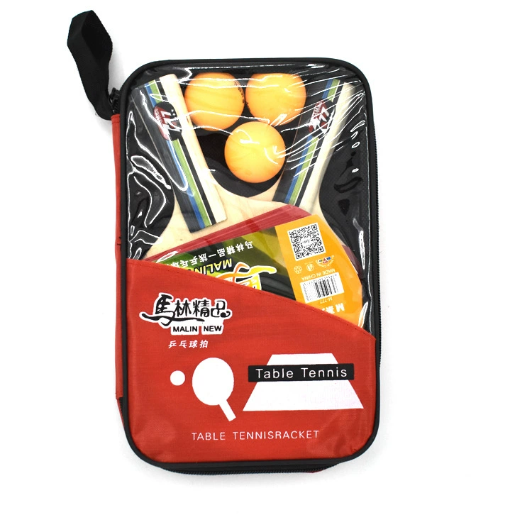 Double-sided racket for table tennis for beginners, set for students for ping pong