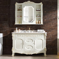 欧式浴室柜红橡木镜柜实木洗脸盆柜组合仿古面盆落地卫生间大理石