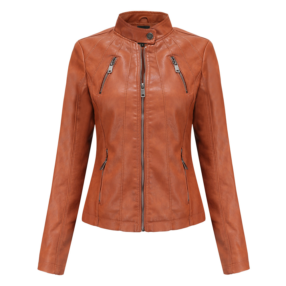 Short Leather Jacket - Coats & Jackets - Uniqistic.com