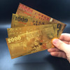 2019 Gold Foil Banknotes Taiwan dollar open door, red envelope red envelope, open transportation money money mother insurance