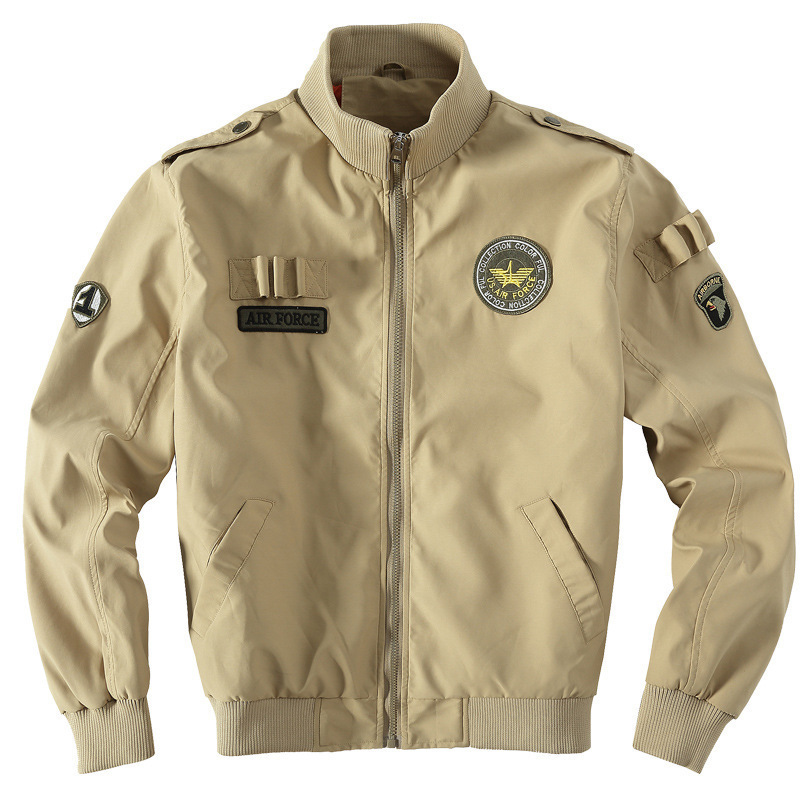 Cross-border AliExpress Amazon New Military Air Force One Flying Suit Thin Spring and Autumn Men's Coat Trendy Large Size