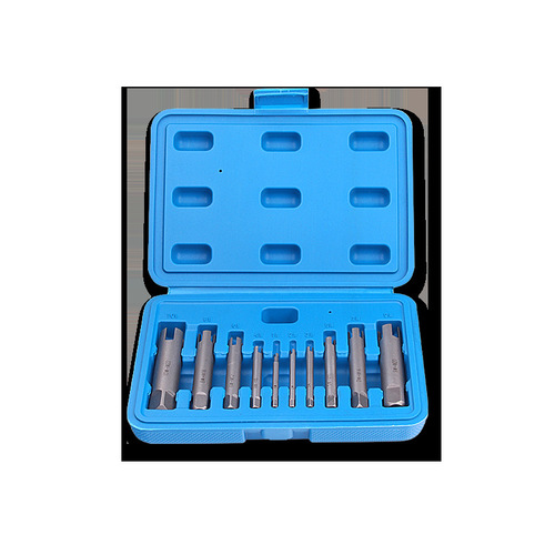 Broken tap extractor, hand tap breaking tool set, manual tapping tap extractor for tapping broken threads