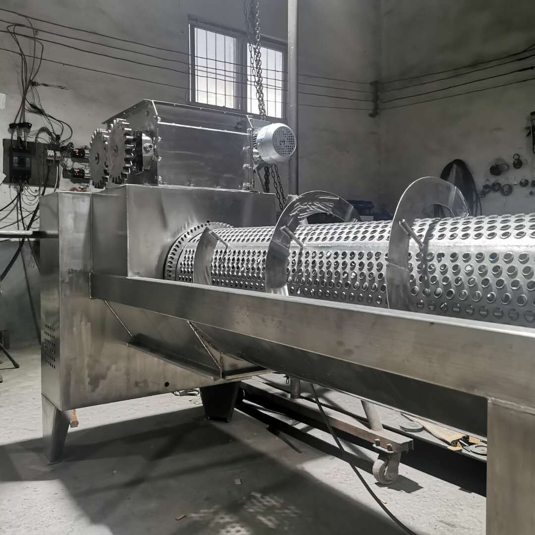 石榴清洗去皮机 大石榴剥皮机 螺杆泵输送石榴榨汁机