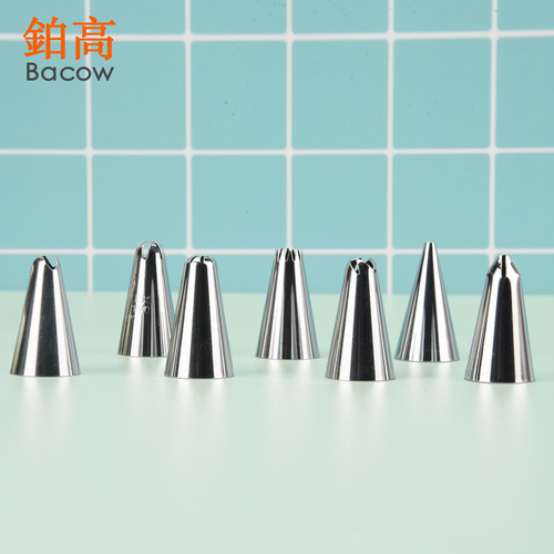 Decorating tip 9-piece set Decorating bag set Stainless steel squeeze cream cake cookie decorating bag manufacturer