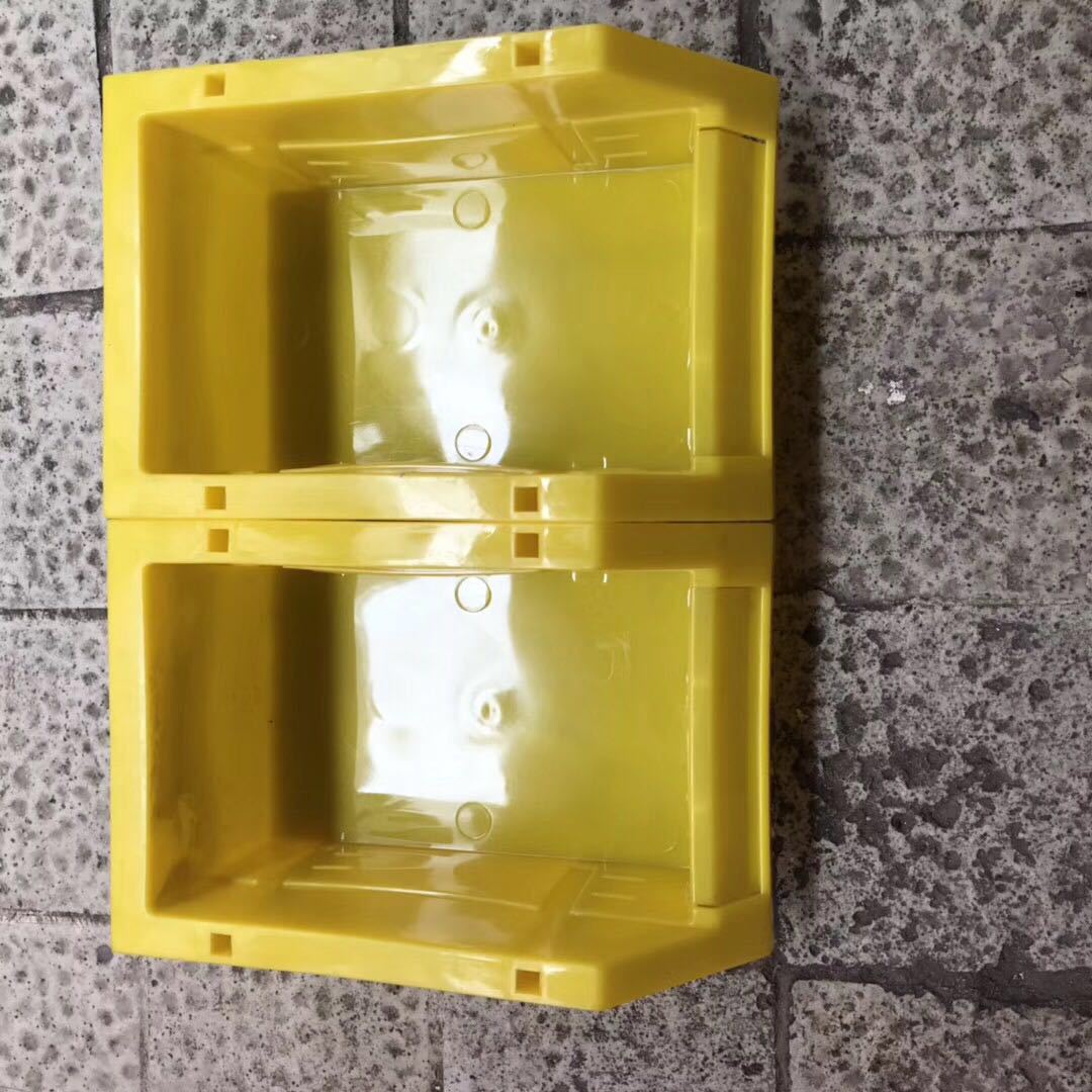 组立组合斜口塑料物料盒18*12*8五金电子零件箱 绿色元件配件胶箱