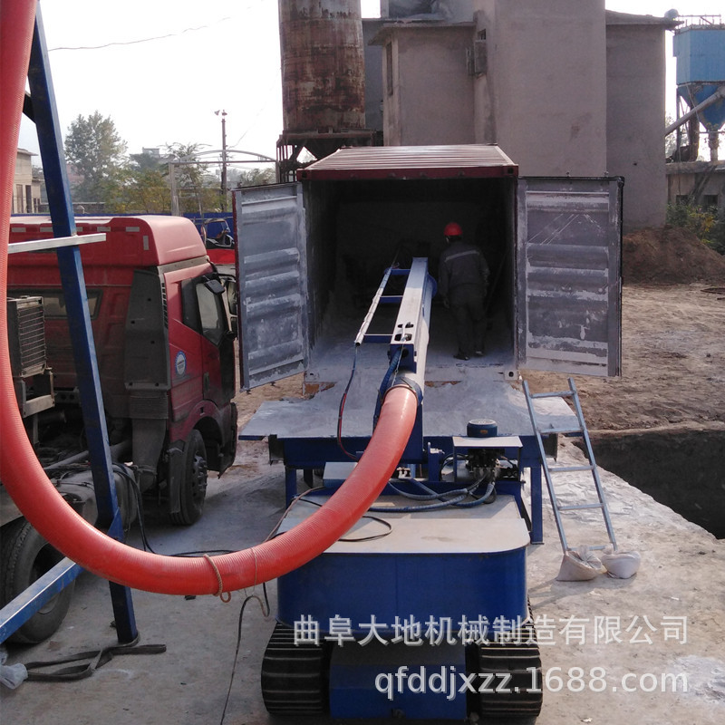 泰州干灰清库机码头机械臂粉煤灰抽吸机石灰粉除尘气力输送机