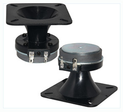 Stylish 60mm Magnetic 25mm Core Horn Tweeter Speaker with Panel, Ideal for Outdoor Use—Perfect as a Portable or Trolley Case-Compatible Sound System