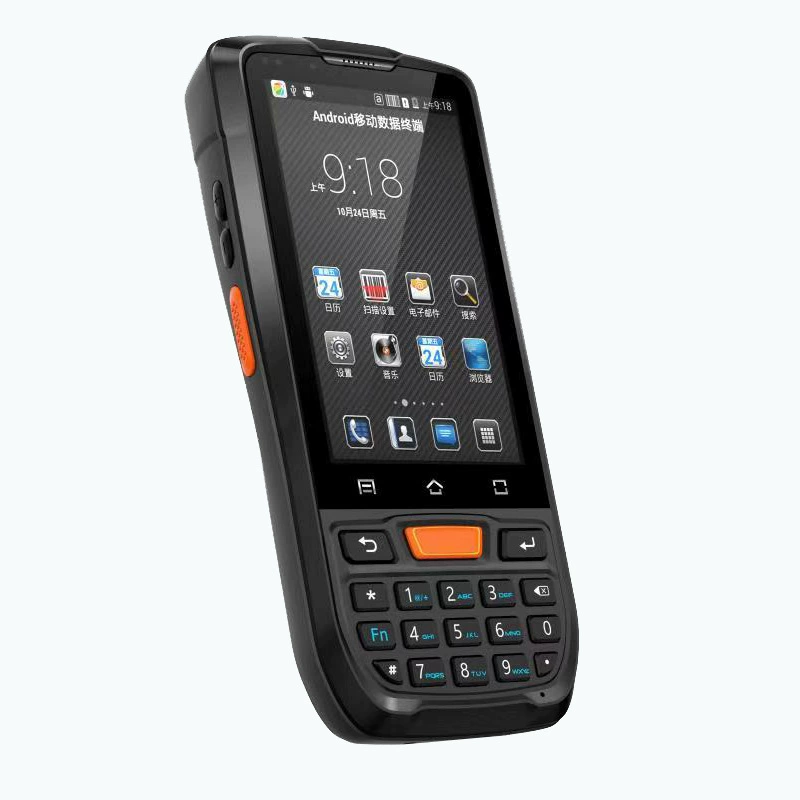 Портативный сканер PDA: ручной терминал, четырехдюймовый сканер для логистики, антипадение, водонепроницаемый PDA