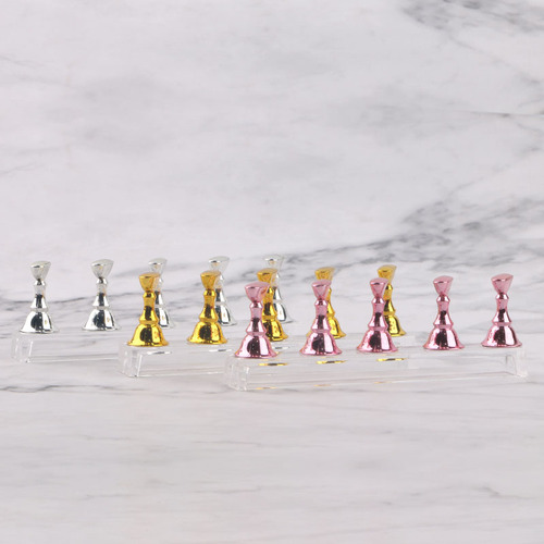 YMJR美甲棋子练习座美甲棋盘托甲片托甲片作品展示亚克力甲片底座