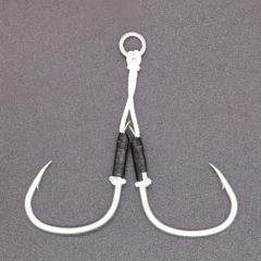 CASTFUN Slow Jigging Plate Hook 1/0 2/0 3/0 4/0 5/0 South Oil Sea Fishing Rust-Proof Lead