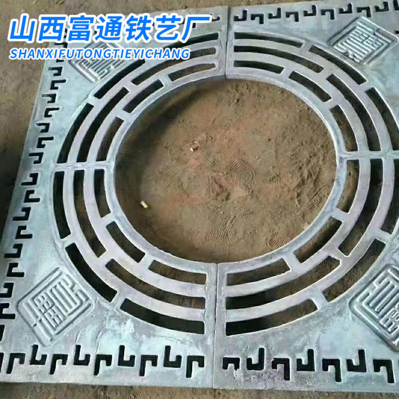 河北铸铁树篦子 绿化树池篦子装饰盖板 树坑格栅坚固美观
