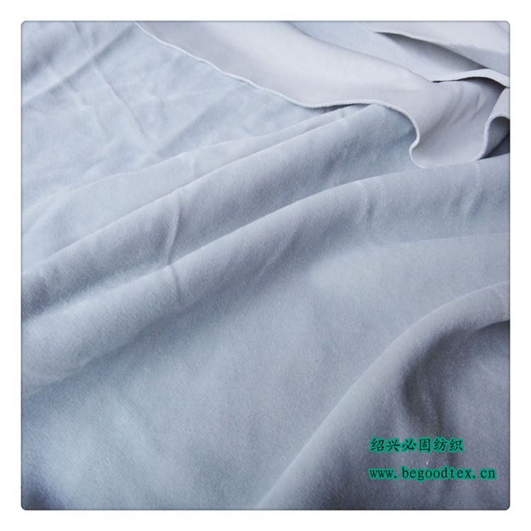 涤纶全阻燃短毛绒 难燃装饰绒布面料