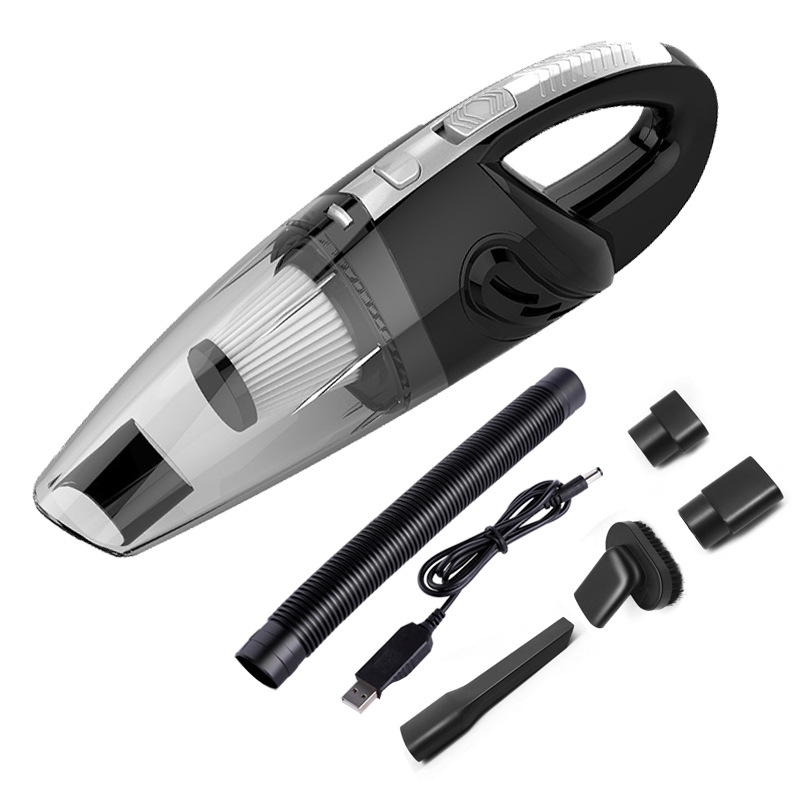 Car vacuum cleaner wireless charging dry wet vacuum cleaner home handheld high-power vacuum cleaner English cross-border