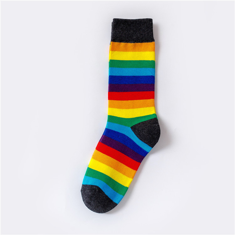 Ladies Rainbow High Socks