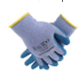 天然乳膠塗層工作手套