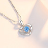 捷信 Necklace, pendant, jewelry for St. Valentine's Day, silver 999 sample, Birthday gift