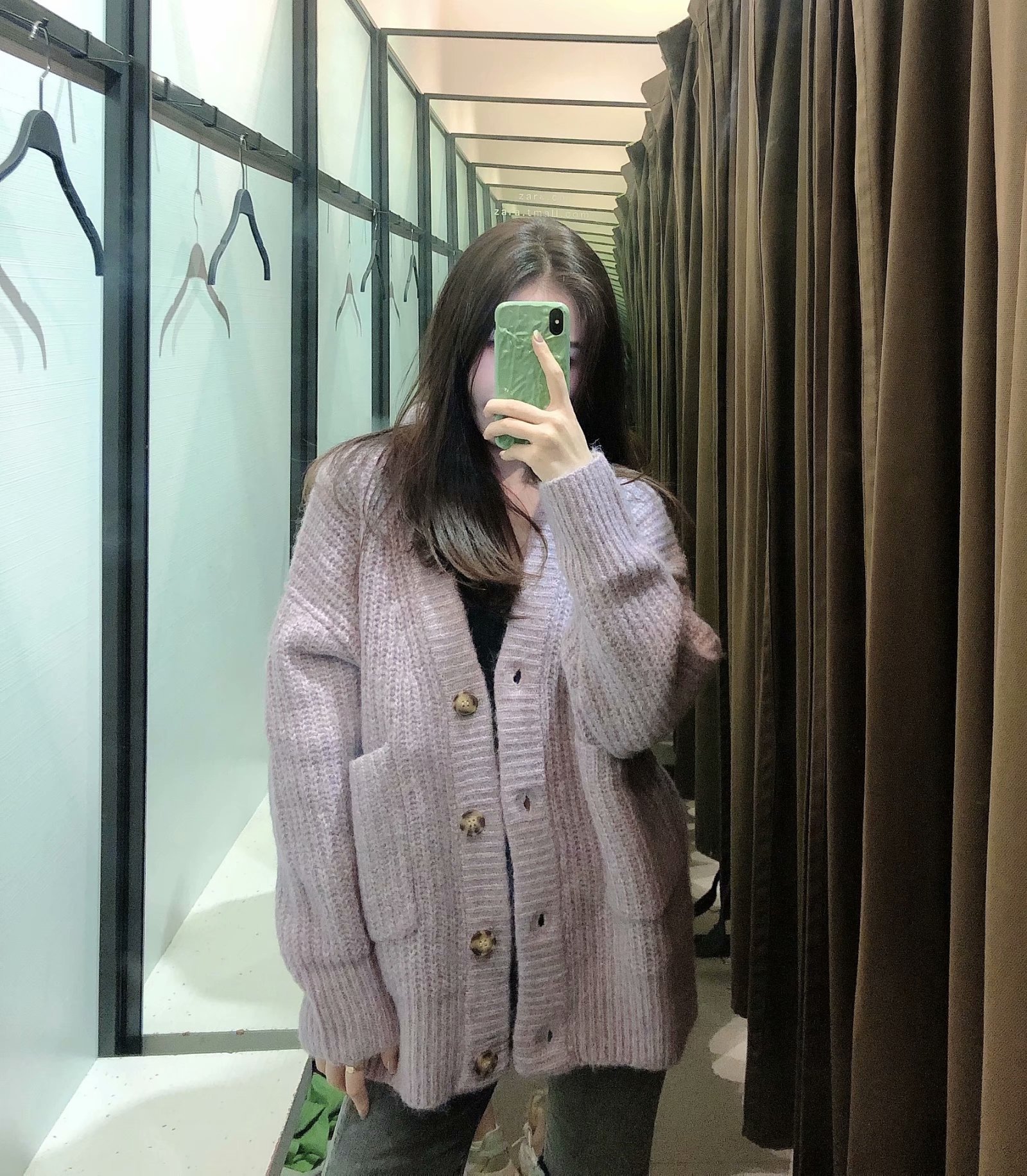 wholesale autumn patch pockets women s mid-length casual knitted cardigan jacket NSAM6902