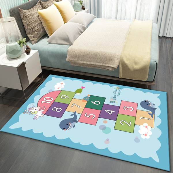 Cartoon carpet for home use for living room for bed