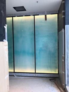 Hot melt art decorative glass hot melt gradient coloring glass texture hot melt