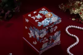 漆器工艺品;首饰箱;海螺/贝壳