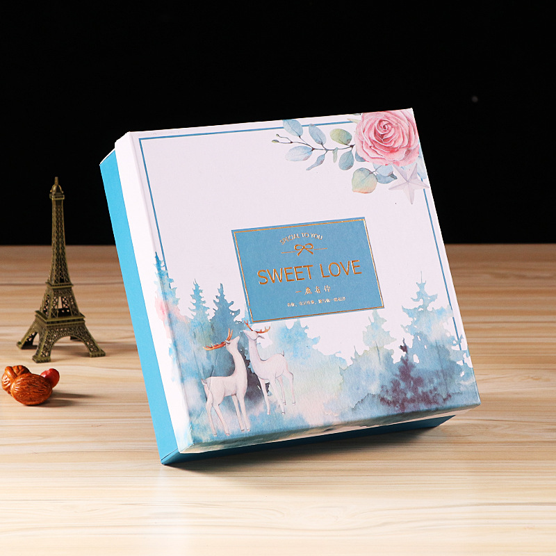 大量生产批发天地盖礼品包装纸盒 彩色印刷烫金包装盒 可来样定做