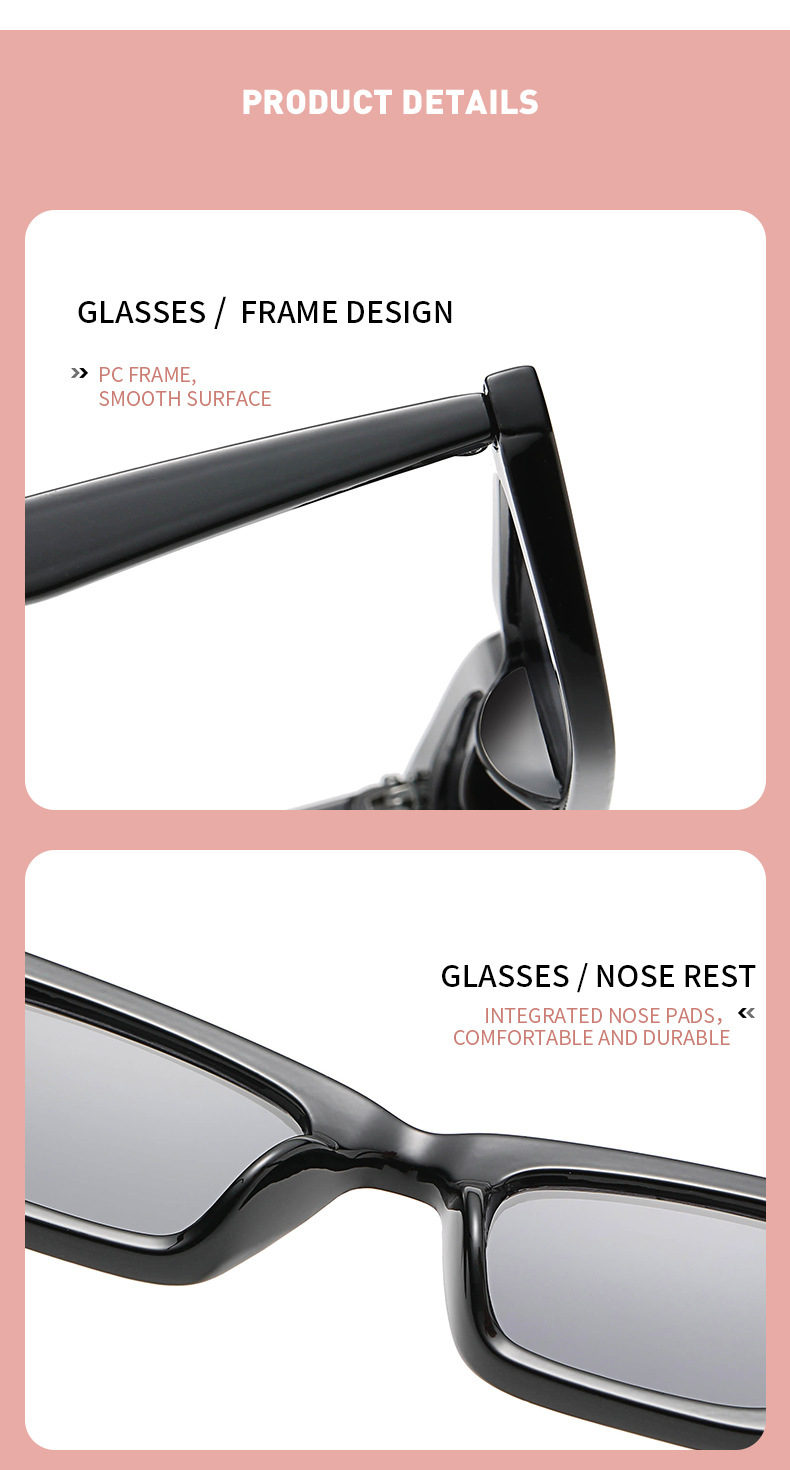 Retro Cat Eye Sunglasses For Women Small Frame Trendy Street Style_voghion.com