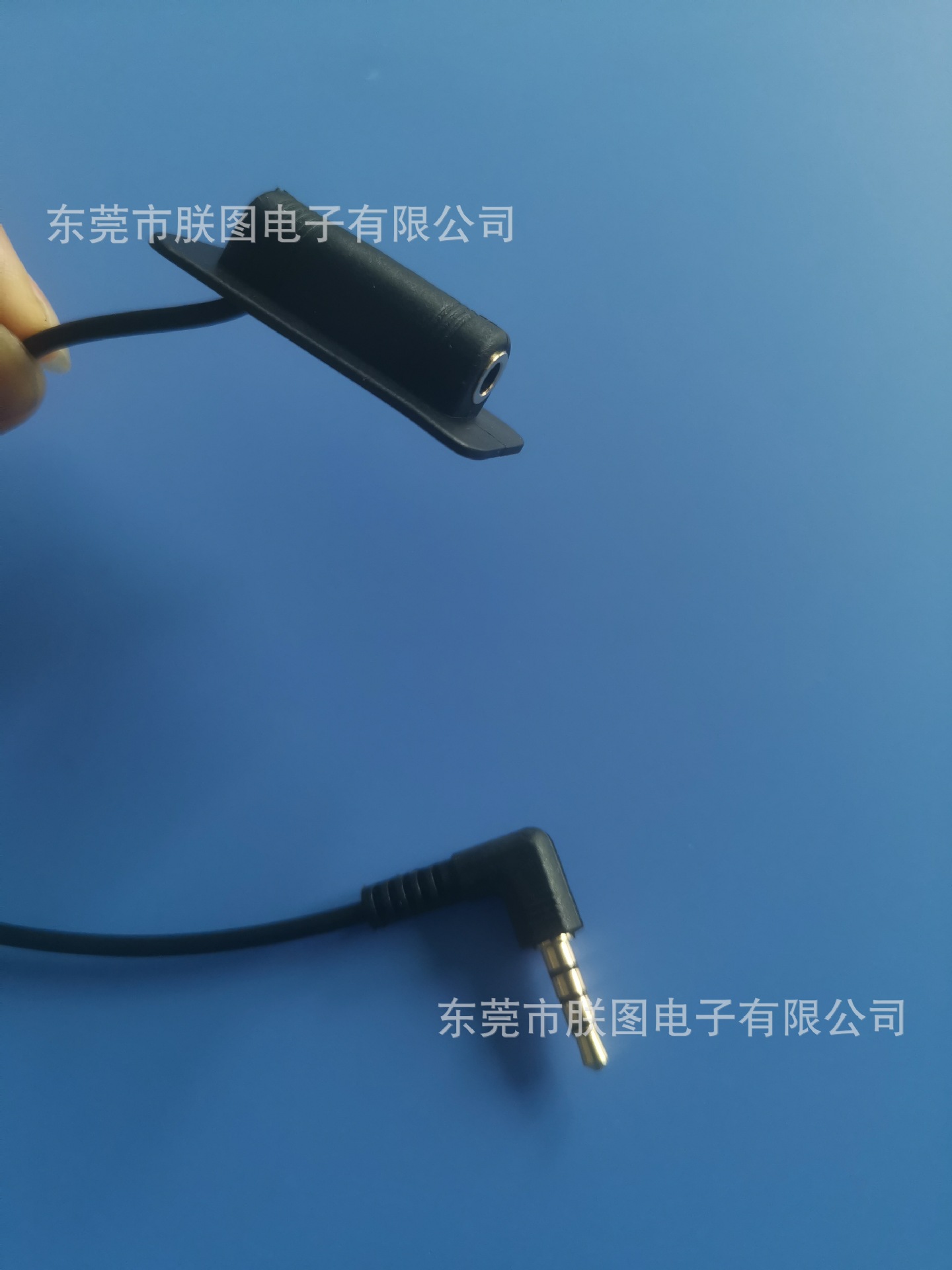 供应3.5四级公母防水袋延长线耳机线转换线3.5四级插头带麦克风