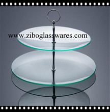 热弯钢化玻璃盘透明玻璃盘圆形