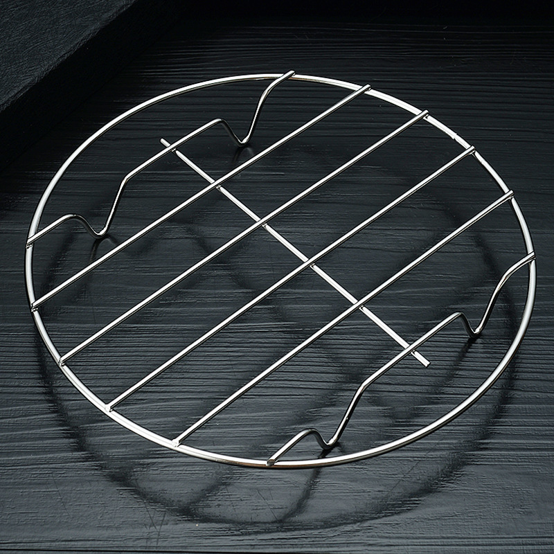 Acero inoxidable engrosada vapor cocina vapor parrilla pescado al vapor de cuatro patas cocina rack cocina vapor suministro directo de fábrica