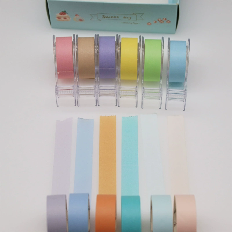 胶 纸 纸 讫 讫 讫 讫 set handbook decorative sticker cutter DIY macaron color gift sticker