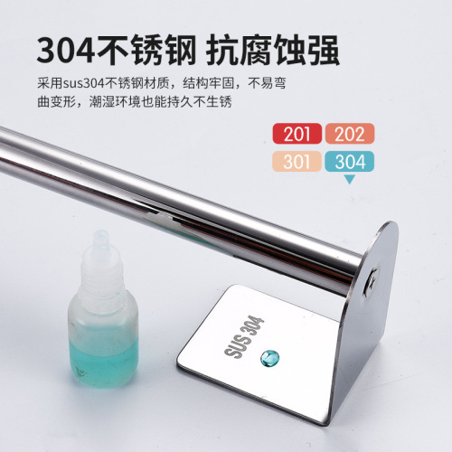 Stainless steel kitchen paper towel holder without drilling, food wrap hanger, household toilet paper holder, black wall-mounted storage organizer