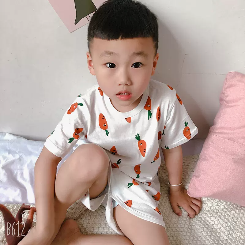 宝宝连体睡衣夏季棉质薄款儿童呼吸棉家居服夏婴儿护肚睡袋夏天薄