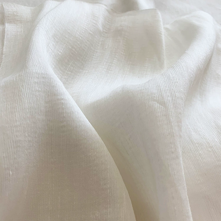 14mm silk and linen spinning 140 width mulberry silk and linen interwoven silk fabrics