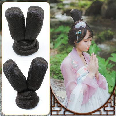 影楼假发影视古装造型假发武则天唐代演出假发发髻仕女造型头发包