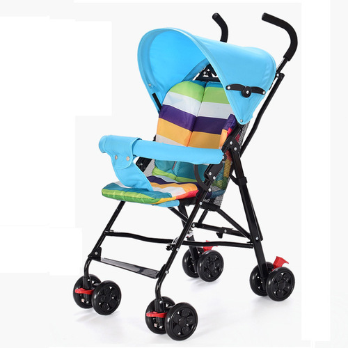 Baby stroller, foldable, portable, seat-type, lightweight, simple, summer, children's umbrella stroller, hand-pushed stroller, drop-ship one piece