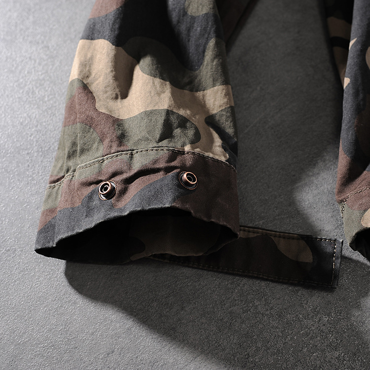 A48 autumn and winter new foreign trade original single-base solid color camouflage hooded young men's windcoat jacket jacket 0104 50 A48 autumn and winter new foreign trade original single-base solid color camouflage hooded young men's windcoat jacket jacket 0104 50