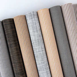 厂家批发透气pvc网布 2*2方格网眼布 宠物用塑胶网布 涂塑网眼布