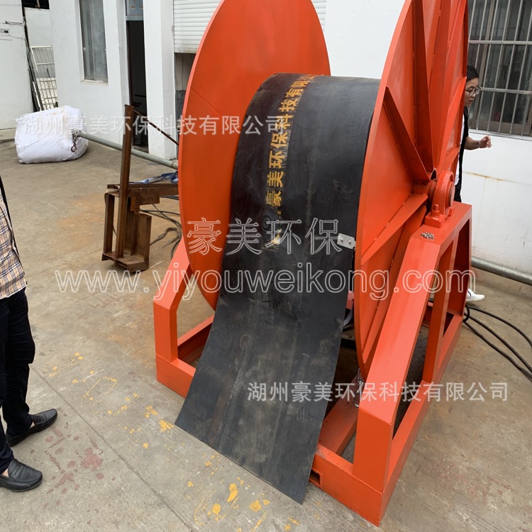 湖州豪美 可配备充气机 卷绕架 溢油设备便捷WQJ 充气橡胶围油栏