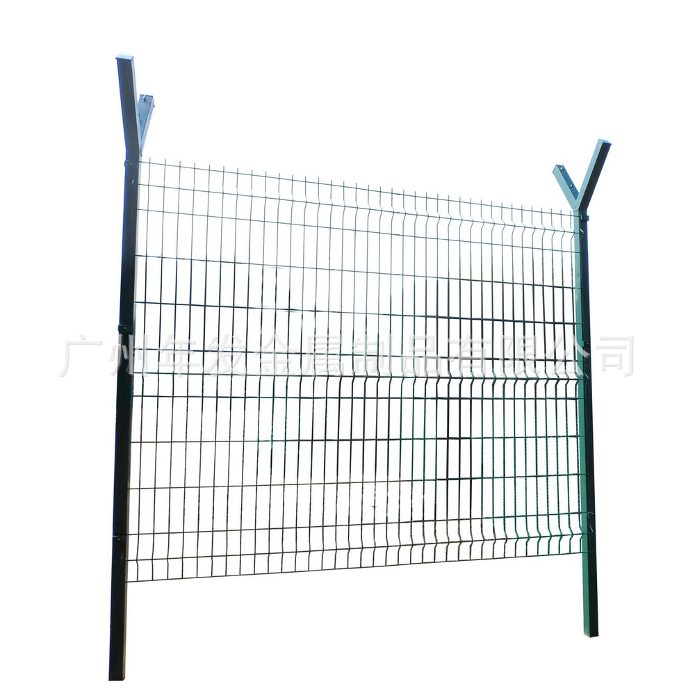 pvc小区围墙护栏 定制1.8园林装饰高桃形柱三角折弯护栏