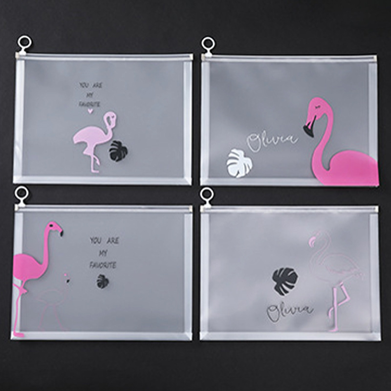 Cartoon capacious three dimensional stationery for documents with zipper