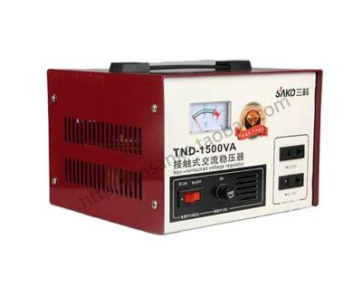 三科稳压器单相TND-1500W/VA高精度家用全自动交流稳压器全铜促销|ru