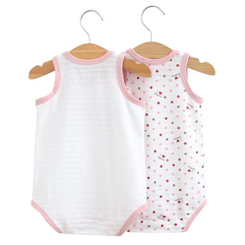 I Love Mom and Dad Summer Thin Infant and Toddler Coveralls Triangle Harness Clothes for Male and Female Babies One-piece Outdoor Romper Suit