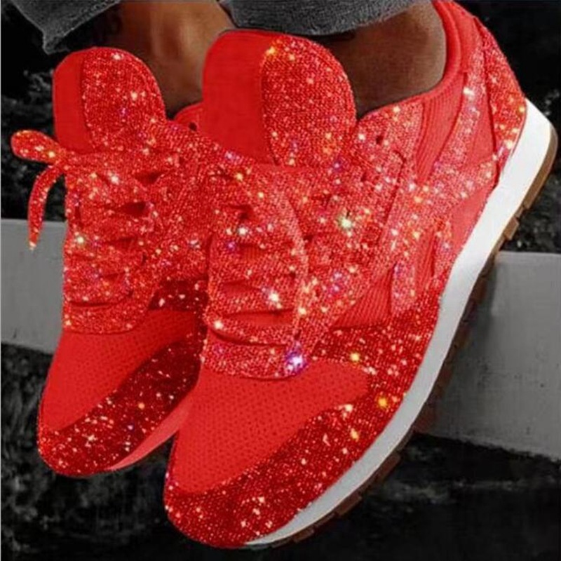 shiny casual footwear